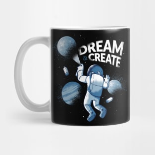 Astronaut Graffiti Mug